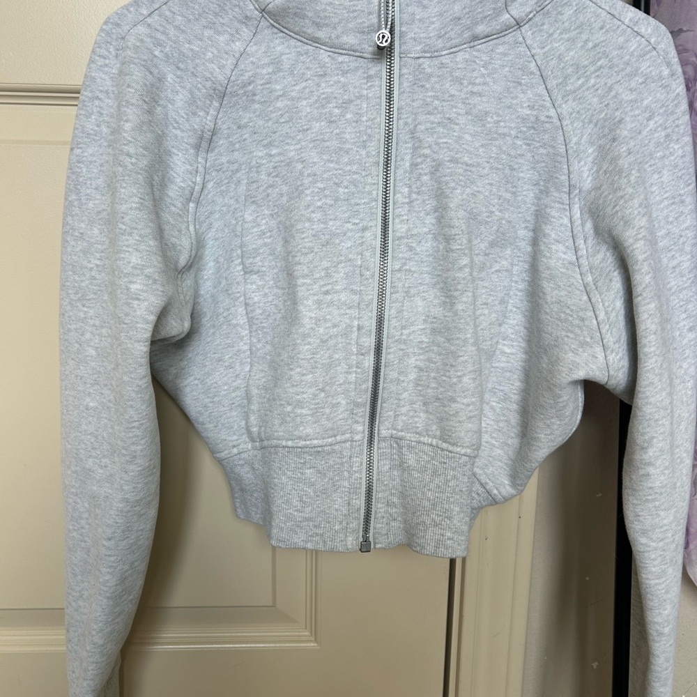 Gray Zip-Up Hoodie